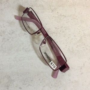 NWT Seventeen pink retro metal eyeglasses new old stock